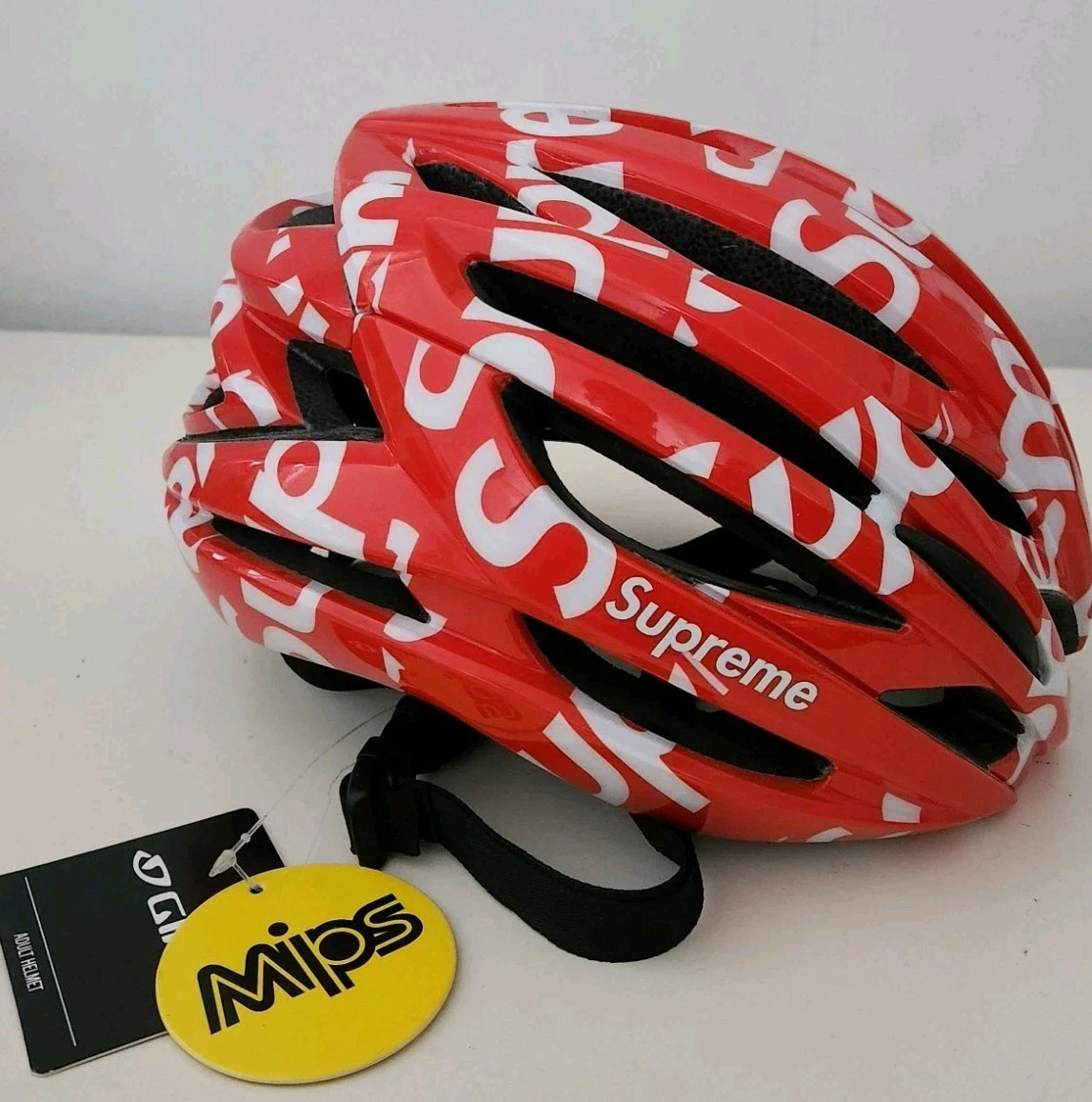 SS20 Supreme Giro Syntax Casque Multi Influence Rouge Réfléchissant Vélo Adulte