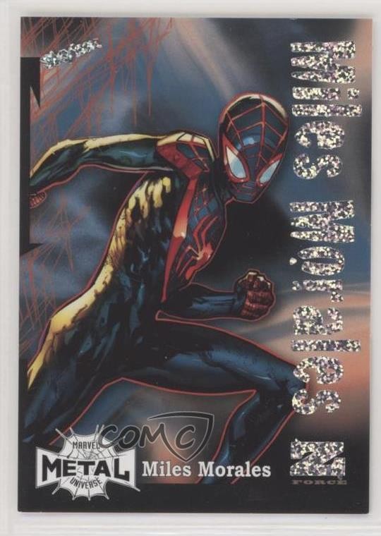 2022 Marvel Metal Universe Spider-Man Z-Force Rave /100 Miles Morales #Z-20 0v41