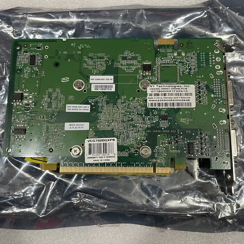 XFX NVIDIA GeForce 7600 GT VCG7600GXPB 256MB GDDR3 PCI Express Medical Imaging - Image 3 of 4