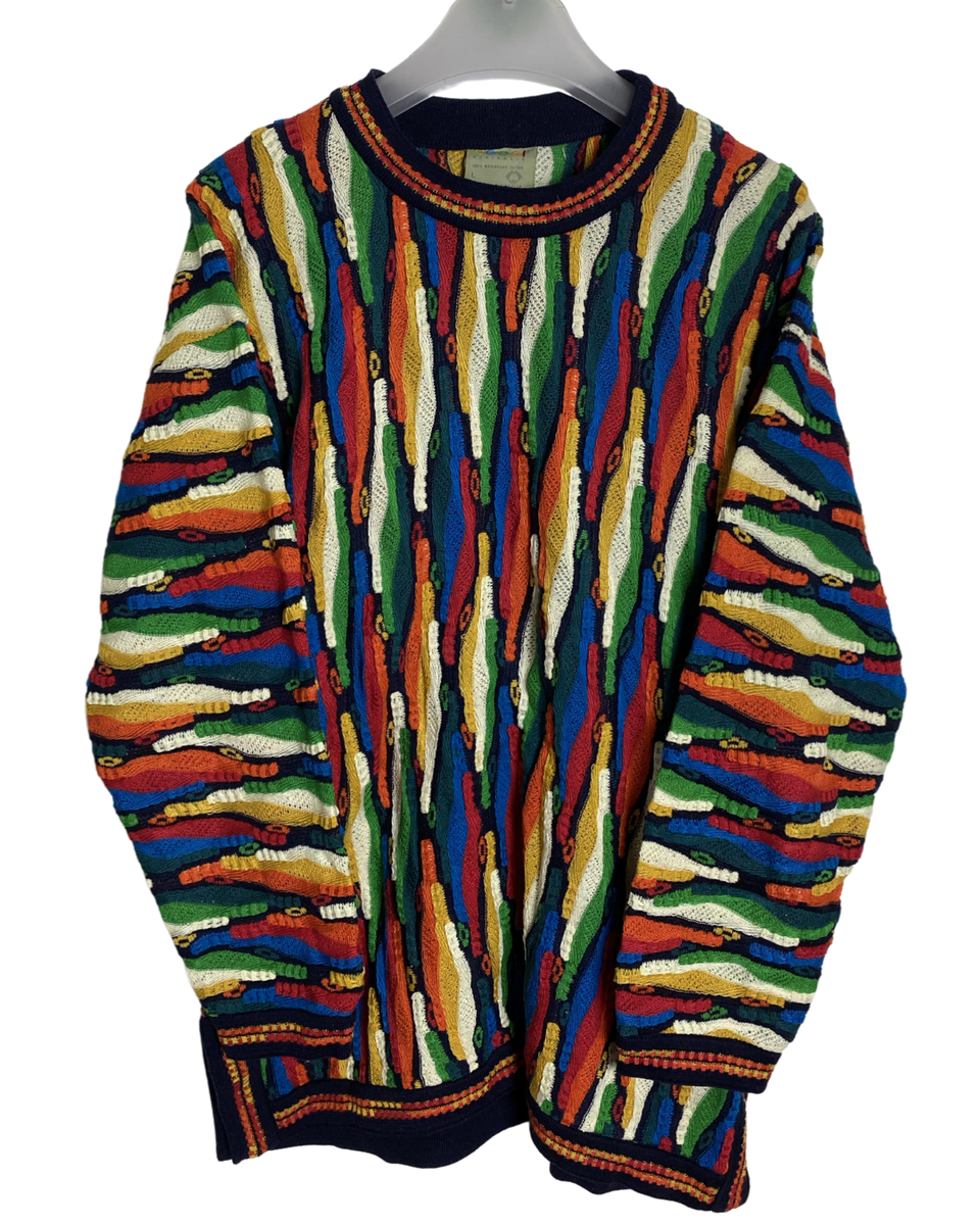 オーストラリア製 coogi 3D crew neck knit 80s 90s 90s COOGI 3D Knit Australia製 | VOLAR