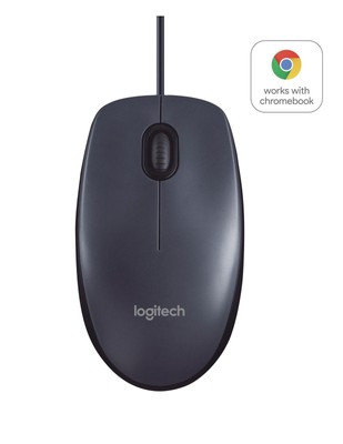 Logitech 910-001602 910-001602_910-001604 M100 Corded mouse Black LGT-M100B, ~E~