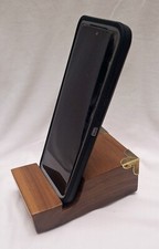 Solid Walnut Wooden Handmade Phone Stand Holder