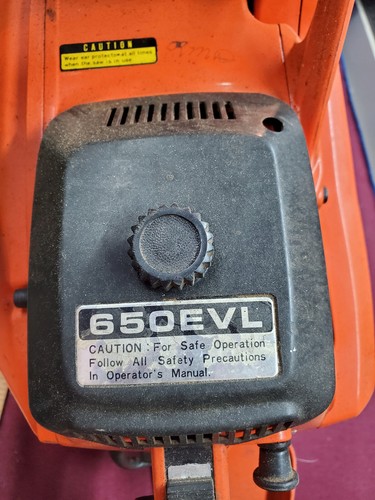 Motosega vintage Kioritz ECHO 650EVL lama ad arco tira non bloccata RARA! NON TESTATO - Foto 2 di 13