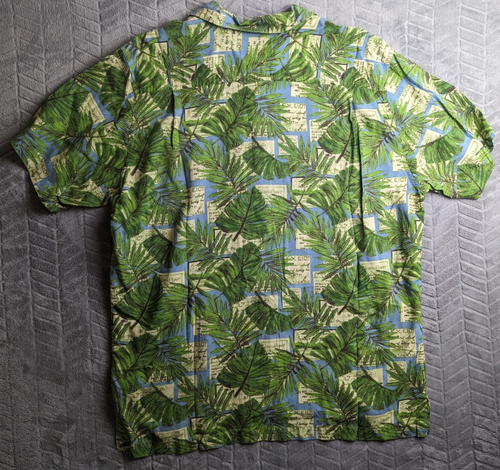 VTG Bugle Boy Authentics Button-Up Hawaiian Shirt Multicolor Men's Size XL Rayon - Picture 2 of 5