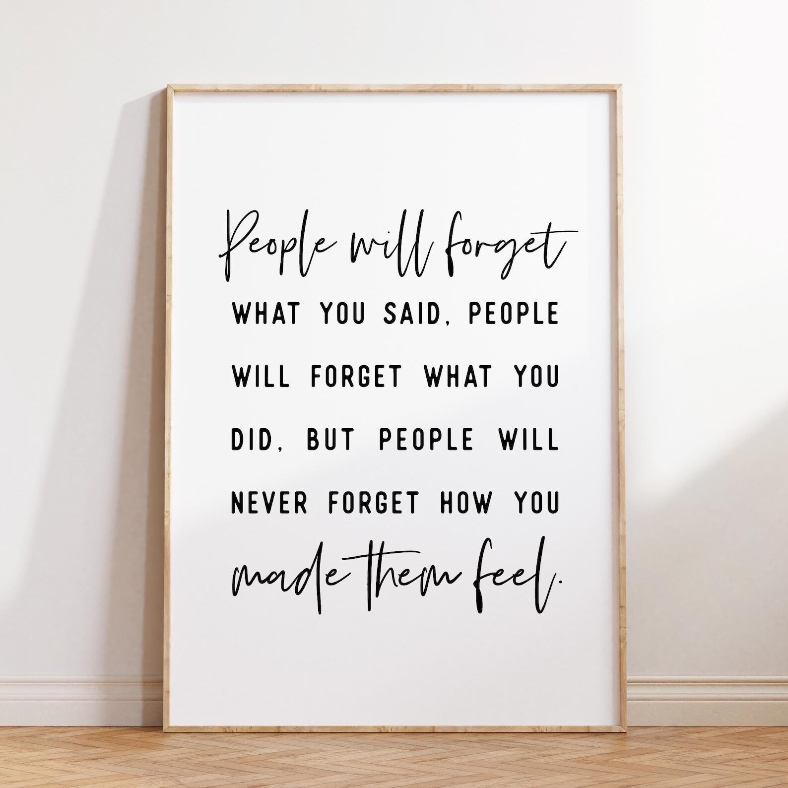 Inspirational Quotes Poster Printable Motivational Wall Art Maya Angelou People