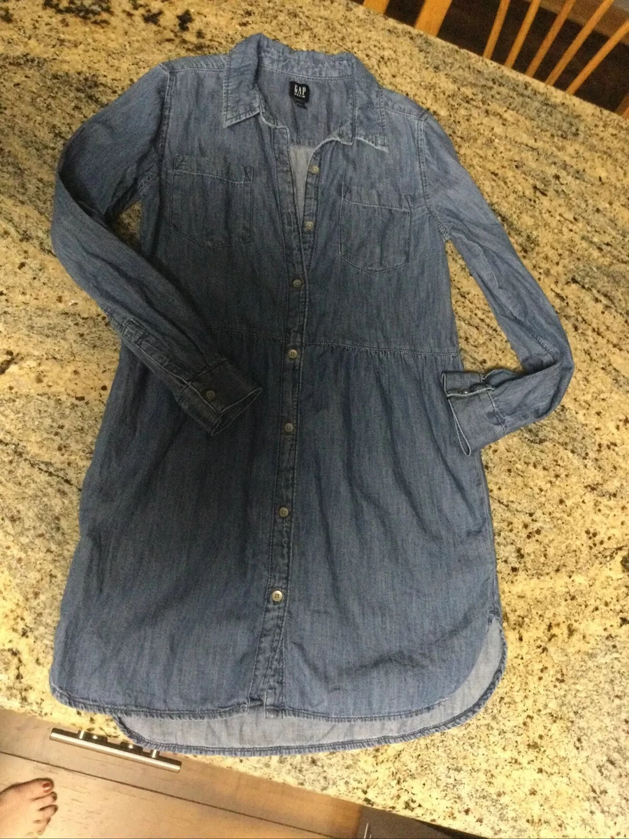 Gap girls top denim dress