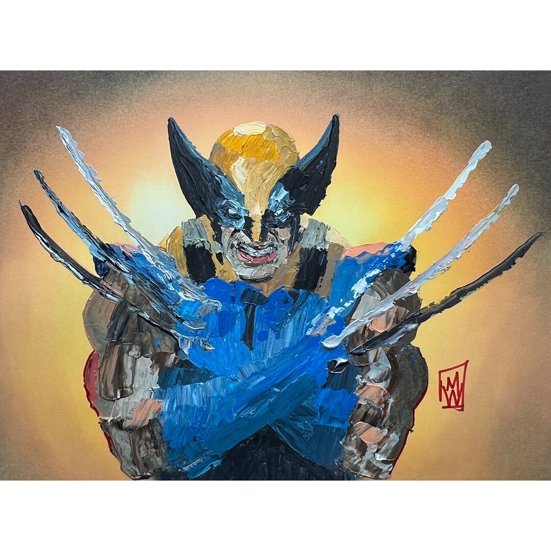 ORIGINAL Abstract Wolverine Xmen X-men Marvel Comic Pop Art