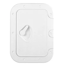 Nuova Rade Classic 375mm x 275mm White Hinged Boat Access/Inspection Hatch 