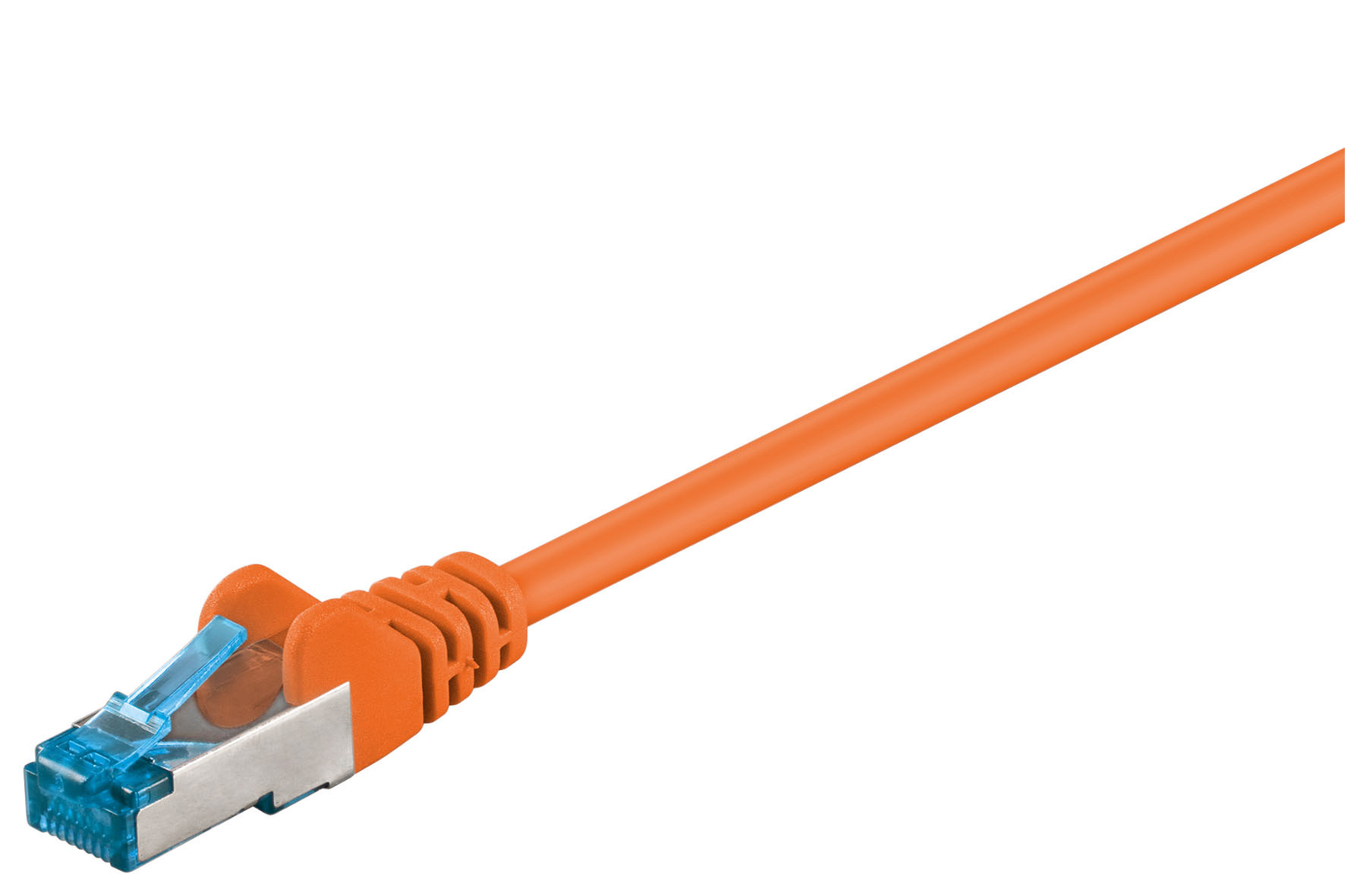 Thumbnail - Cat 6a Netzwerkkabel S/ftp; Cat 6a-0025 S/ftp Pimf Orange 0.25m