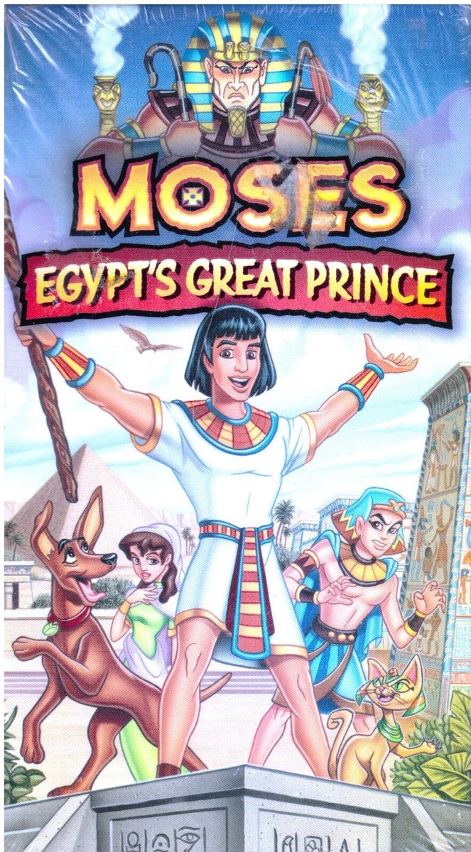 MOSES EGYPT'S GREAT PRINCE- Animated Biblical VHS- Brand New | eBay