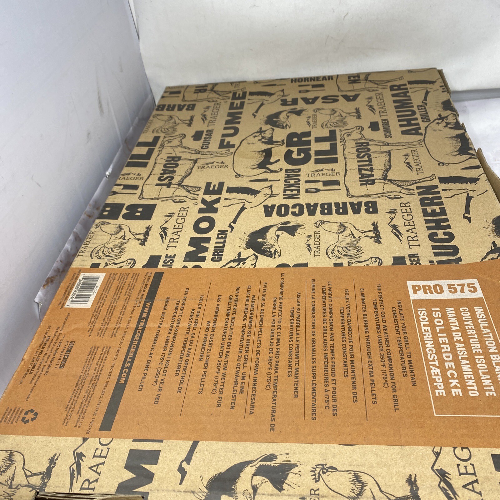 Traeger BAC626 Gray Insulation Blanket For Traeger Pro 575 and Pro 22