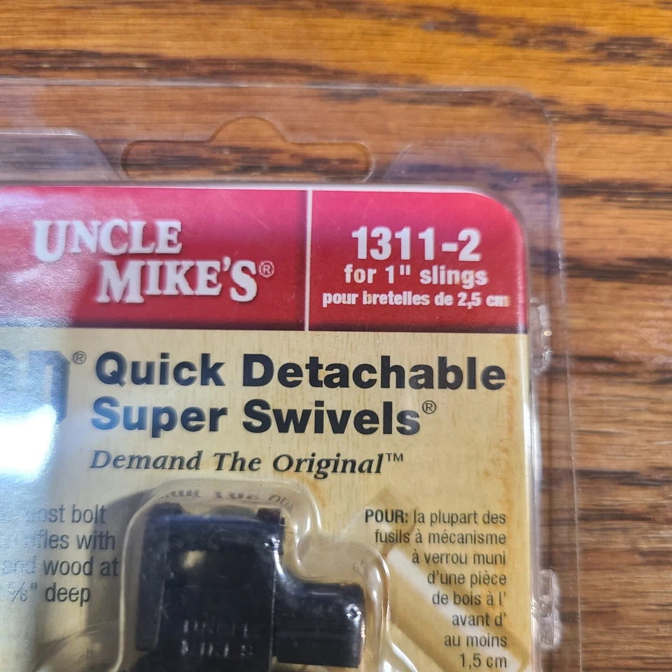 UNCLE MIKE'S QD 1" SUPER SWIVELS for Most Bolt Action Rifles Part 1311-2, NEW - Image 2 of 4