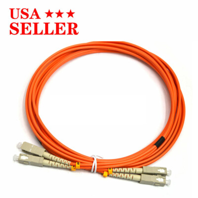 3m SC-SC Multimode Duplex/Simplex Fiber Optic Cable/Jumper