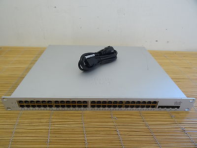 Cisco Meraki MS220-48-HW Cloud Managed 48 Port GigE Switch No License UNCLAIMED