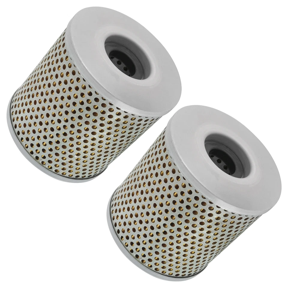 Paquete de 2 filtros de aceite para Kawasaki KZ750 KZ-750 KZ 750 Ltd Twin 1976 1977 1978-1984 Foto 3 de 4