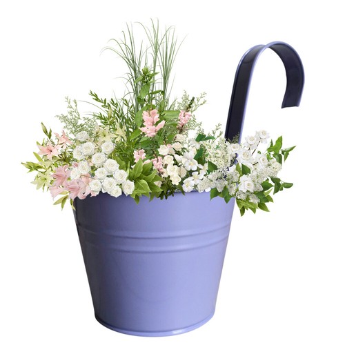 10 Piezas Macetas Colgantes con Gancho Desmontable para Decoración Hogar Jardín (Colorido) - Imagen 4 de 9