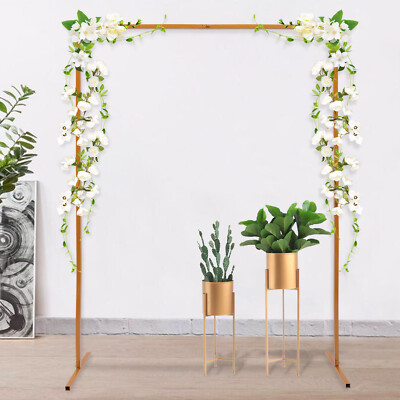 Wedding Square Arch Frame Flower Balloon Backdrop Stand Rack Party Event Decor