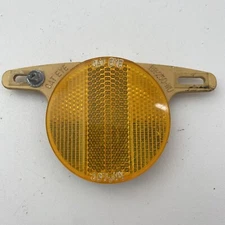 Vintage Cateye Spoke Reflector RR-250-WU Yellow Spoke Clips Japan A25