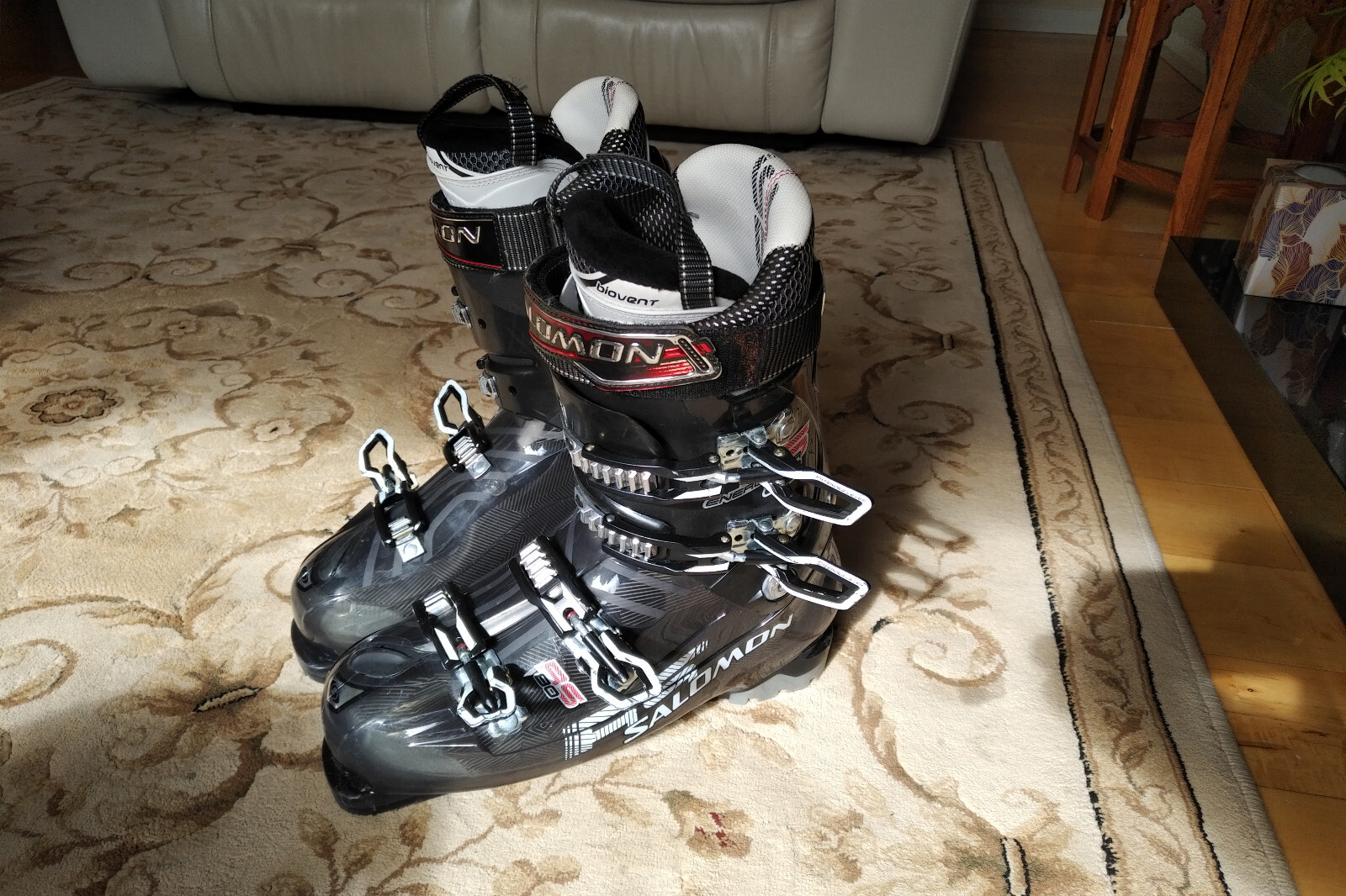 Scarponi da sci uomo Salomon RS80 taglia 29 5 con fodere. Fiera qualche graffio