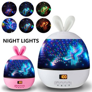 Rotation Kids Star Sky Night Light Ceiling Projector Moon Led Baby
