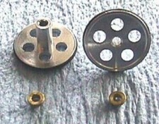 Slick-7 Ultra Drilled Fronts for F/C Drag or Road Course for 1/24 Slot Car