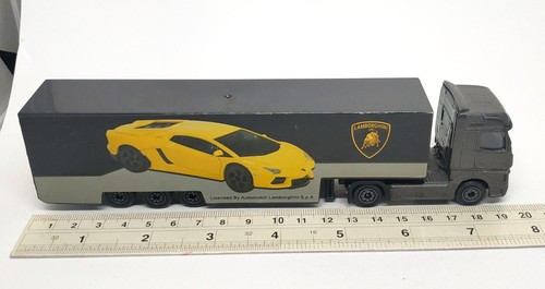 Majorette Set Lamborghini Aventador Team Truck 1/64 (10") +1/87 (7") + 3 Cars 3" - Picture 4 of 5