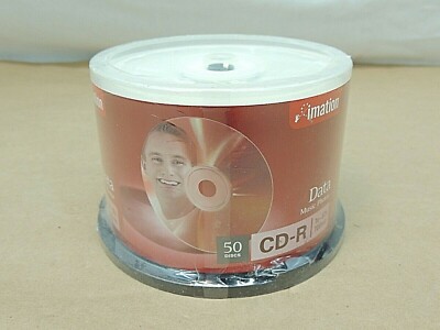 IMATION CD-R DISCS, NEW CONTAINER OF 50
