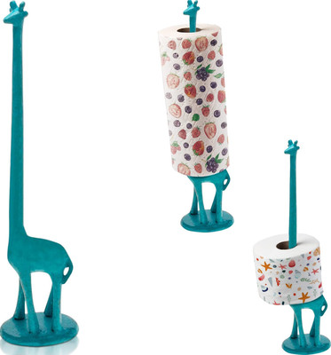 Giraffe Paper Towel Holder for Kitchen or Decorative Toilet Paper Stand for Bath