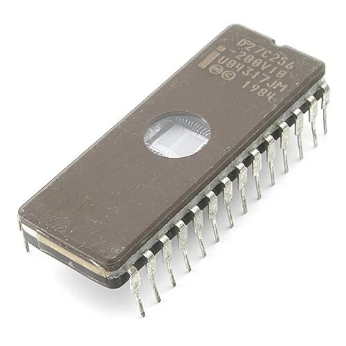 [10pcs] D27C256-200 256Kbit UV EPROM DIP28CW USED - Bild 1 von 1