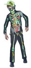NEW Kids 4 5 6 TOXIC ZOMBIE Skeleton Scary Halloween Costume Dress Up Hat