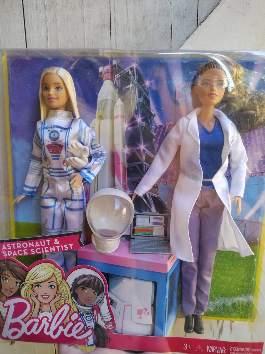 Astronaut and space sales scientist barbie