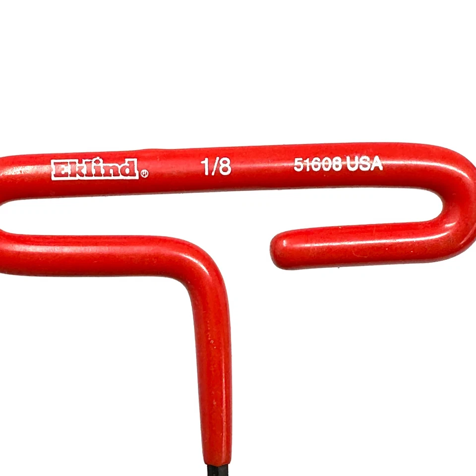 Eklind Tool Company 51608 Hex Key 1/8 in T-Handle Made in USA - Image 3 of 4