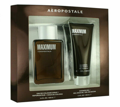 Aeropostale Maximum Men 2 Pcs Set 3.4 oz Eau De Cologne Spray & Shower Gel