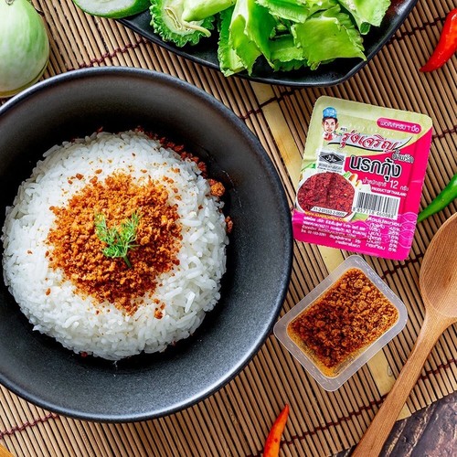 NAROK SHRIMP CHILI PASTE, THAI NORTHEN FOOD (1 pack=9 Mini Cups) Party, Camping. - Picture 6 of 9