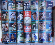 Vintage Donruss, Coca Cola 1992 Nolan Ryan Career Series Poster 18x14”