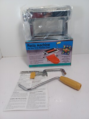 Amaco Pasta Machine for Polymer Clay/Soft Metal Sheet Crafting Creating Art