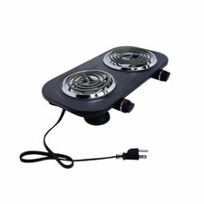 Portable Double Electric Burner 1500W 120V-60...