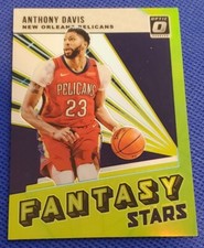 Anthony Davis 2018-19 Optic #1 SILVER HOLO Fantasy Stars-LAKERS Lime Green
