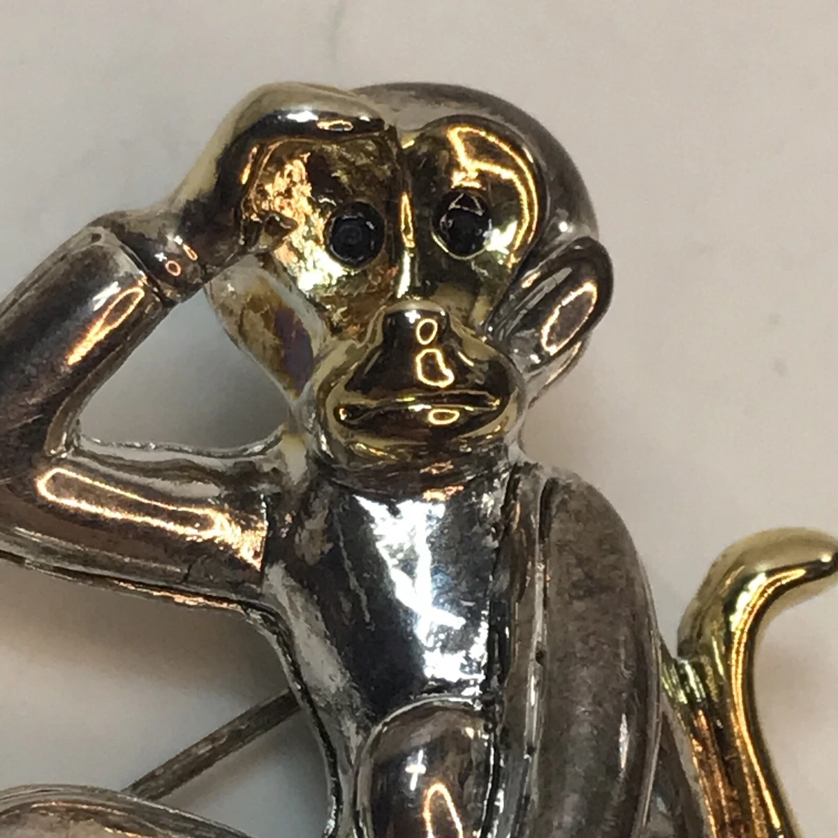 Monkey brooch cheap
