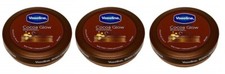 3X Vaseline Intensive Care Cocoa Glow Body Cream 2.53oz With pure Cocoa Butter 