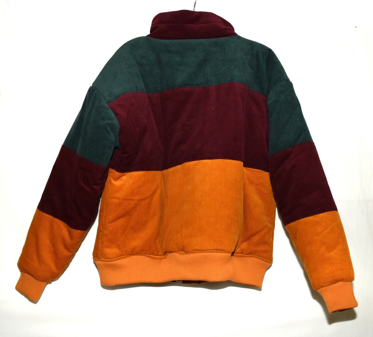 Dangerfield Multicolor Striped Cotton Corduroy Womens Zip