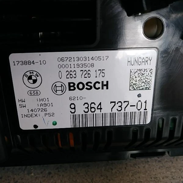 BMW Active 7 2015 velocímetro híbrido clúster 9364737 Foto 3 de 4