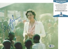SIGOURNEY WEAVER SIGNED GORILLAS IN THE MIST 8x10 PHOTO BECKETT COA ALIEN MOVIE