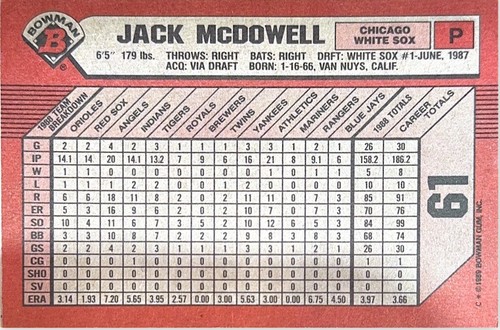 1989 Bowman Baseball Base Set: U Pick 35 Cent Shipping - Picture 9 of 57
