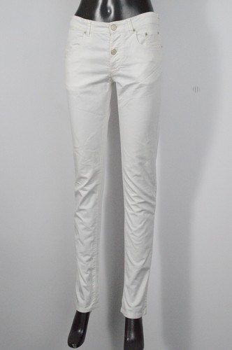 Jeans Siviglia Donna Taglia W29 / 43 Pantalone Skinny Denim Bianco Woman  Pants | eBay