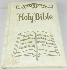 Holy Bible Mendenhall King James Version Illustrated Red Letter 1968 11.5"X8.5"
