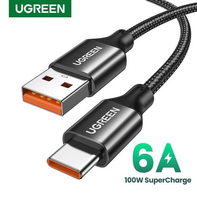 UGREEN 6A USB Type C Cable for Huawei Mate 60 Honor 100W/88W Fast Charging