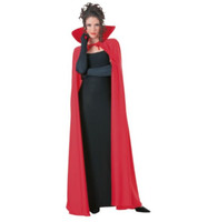 Roter Halloween-Umhang Vampir Teufel Erwachsener Unisex FaschingskostüM ZubehöR