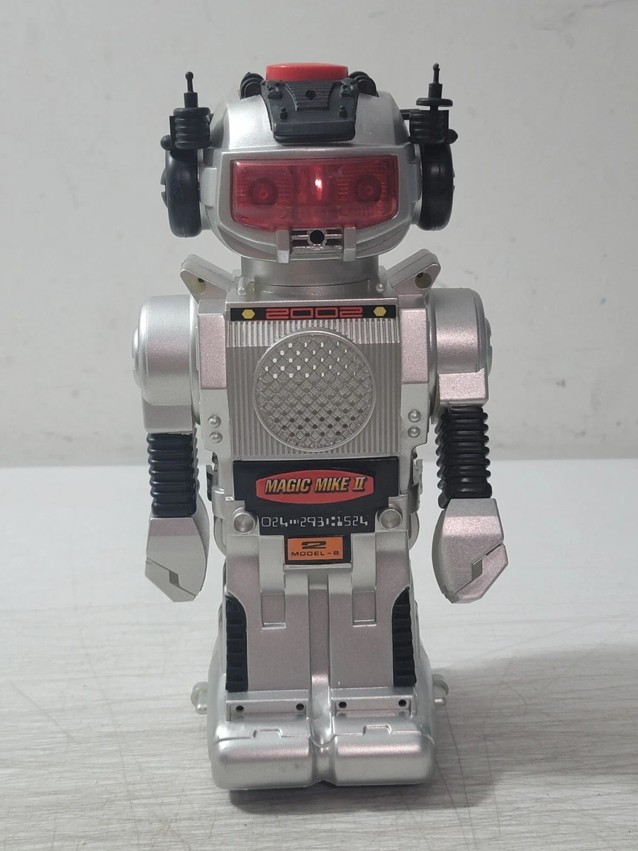 Magic Mike II Robot 2002 2 Model B Original 1984 Not Working Silver Gray