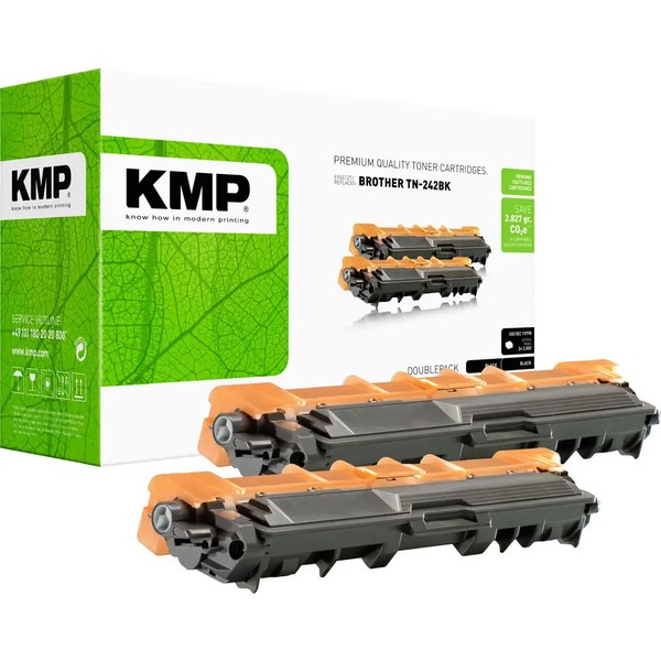 Kmp Tonerkassette Ersetzt Brother TN-242BK, TN242BK Kompatibel Schwarz 5000-image